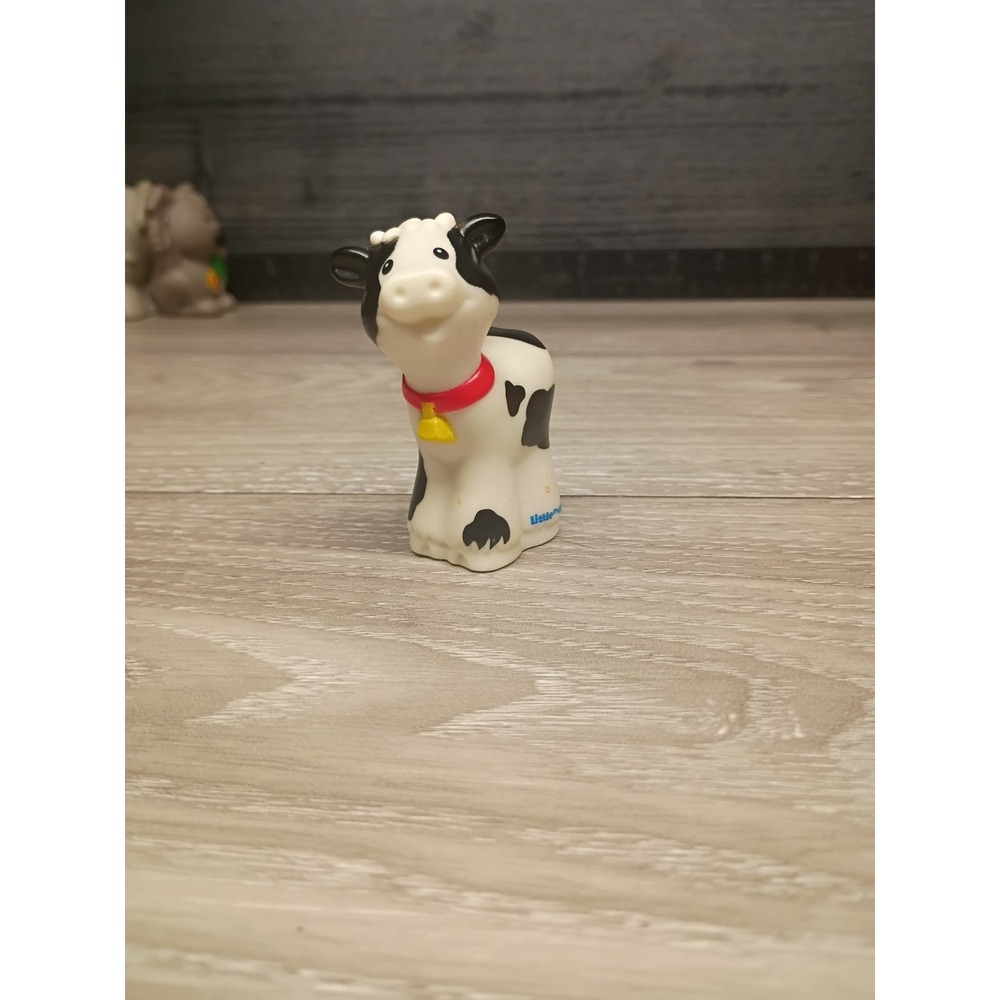 Fisher Price Little People Black And White Spotted Cow 2007